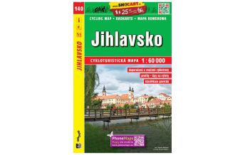 Cycling Maps SHOcart-Radkarte 140, Jihlavsko 1:60.000 Shocart