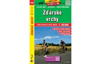 Radkarten Tschechien Zdarske vrchy 1:60.000 Shocart