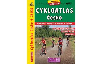 Cycling Maps SHOcart Cykloatlas/Radatlas Česko/Tschechien 1:75.000 Shocart