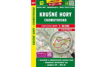 Hiking Maps Czech Republic 407 Krusne Hory 1:40.000 Shocart