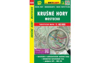 Hiking Maps Czech Republic SHOcart-Wanderkarte 408, Krušné Hory/Erzgebirge, Mostecko 1:40.000 Shocart