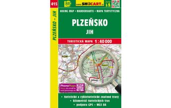 Wanderkarten Tschechien SHOCart WK 415 Tschechien - Plzensko Jih 1:40.000 Shocart