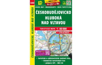 Hiking Maps Czech Republic SHOcart Wanderkarte 440, Českobudějovicko 1:40.000 Shocart