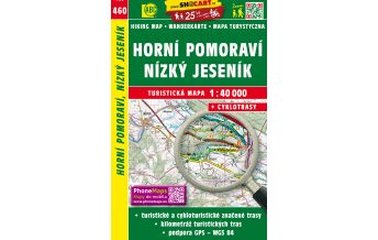 Hiking Maps Horni Pomoravi, Nizky Jesenik 1:40.000 Shocart