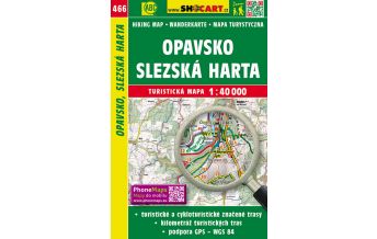 Hiking Maps Czech Republic SHOCart WK 466 Tschechien - Opavsko - Slezska Harta 1:40.000 Shocart