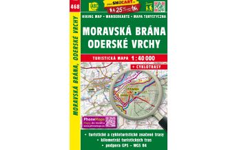 Hiking Maps Moravska Brana, Oderske Vrchy 1:40.000 Shocart