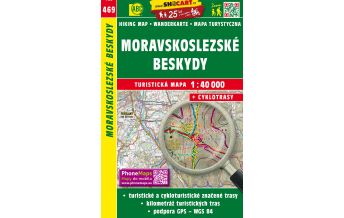 Wanderkarten Moravskoslezske Beskydy 1:40.000 Shocart