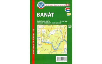 Hiking Maps Serbia + Montenegro KČT-Karte Banát 1:100.000 Mapfox