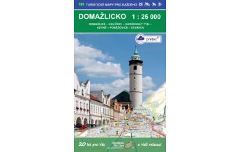 Wanderkarten Tschechien Geodézie-Karte 101, Domažlice/Taus 1:25.000 Geodézie