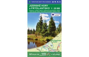 Hiking Maps Czech Republic Geodézie-Karte 23, Jizerské hory/Isergebirge a Frýdlantsko 1:25.000 Geodézie