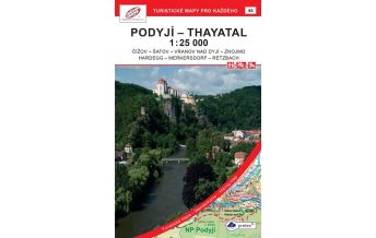 Hiking Maps Lower Austria Geodézie-Karte 44, Podyjí/Thayatal 1:25.000 Geodézie