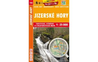 Wanderkarten Tschechien SHOcart Wanderkarte 723, Jizerské hory/Isergebirge 1:25.000 Shocart