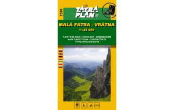 Hiking Maps Slovakia TatraPlan Wanderkarte 2506, Malá Fatra, Vrátna 1:25.000 DobroMapa-TatraPlan
