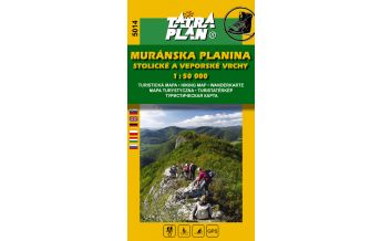 Hiking Maps Slovakia TatraPlan WK 5014 Slowakei - Muranska planina 1:50.000 DobroMapa-TatraPlan