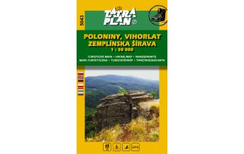 Hiking Maps Slovakia Tatraplan-Wanderkarte 5043, Poloniny, Vihorlat, Zemplinska Sirava 1:50.000 DobroMapa-TatraPlan