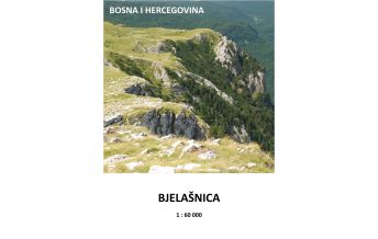 Hiking Maps Balkans Kleslo-Wanderkarte Bjelašnica (BiH) 1:60.000 Eigenverlag Michal Kleslo