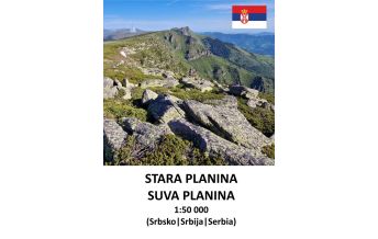 Hiking Maps Serbia + Montenegro Kleslo-Wanderkarte Stara Planina/Balkangebirge, Suva Planina 1:50.000 Eigenverlag Michal Kleslo
