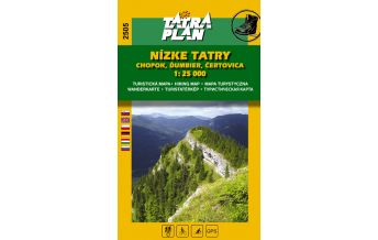 Wanderkarten Slowakei TatraPlan Wanderkarte 2505 Nizké Tatry/Niedere Tatra, Chopok 1:25.000 DobroMapa-TatraPlan