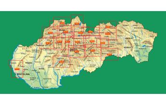 Hiking Maps TatraPlan WK 5026 Slowakei - Stiavnicke vrchy 1:50.000 DobroMapa-TatraPlan