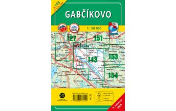 Hiking Maps Slovakia VKÚ-Wanderkarte 143, Gabčíkovo 1:50.000 VKU Harmanec Slowakei