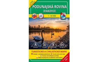 Hiking Maps Slovakia VKÚ-Wanderkarte 153, Podunajská rovina - Diakovce 1:50.000 VKU Harmanec Slowakei