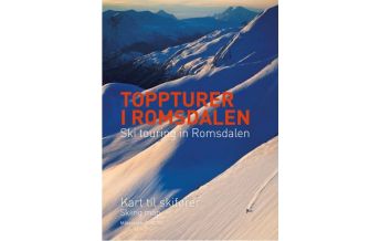 Skitourenkarten Skiing Map Ski Touring in Romsdalen 1:50.000 Fri Flyt