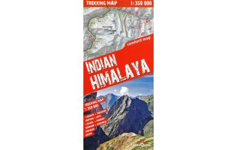Wanderkarten Himalaya Terraquest Trekking Map Indian Himalaya 1:350.000 terraQuest