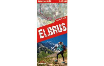 Wanderkarten Europa Terraquest Trekking Map Russland - Elbrus 1:50.000 terraQuest
