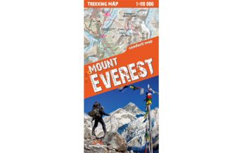 Wanderkarten Himalaya Terraquest Trekking Map Mount Everest 1:80.000 terraQuest