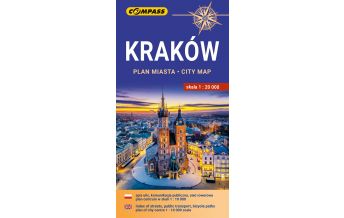 City Maps Compass Stadtplan Kraków / Krakau 1:20.000 Compass Polska
