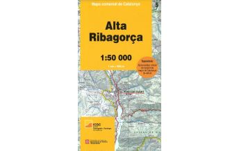 Hiking Maps Spain Mapa comarcal de Catalunya 05, Alta Ribagorça 1:50.000 Institut Cartogràfic i Geològic de Catalunya