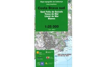 Wanderkarten Spanien ICGC Topografische Karte 68 Katalonien - Costa Brava Sud 1:25.000 Institut Cartogràfic i Geològic de Catalunya