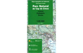 Hiking Maps Spain Espais Naturals Protegits 48 Katalonien - Parc Natural de Cap de Creus 1:25.000 Institut Cartogràfic i Geològic de Catalunya