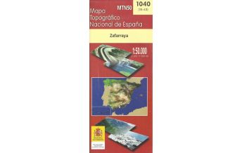 Wanderkarten Spanien CNIG-Karte MTN50, 1040, Zafarraya 1:50.000 CNIG