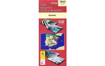 Wanderkarten Spanien CNIG-Karte MTN50 1065, Marbella 1:50.000 CNIG