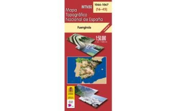 Wanderkarten Spanien CNIG-Karte MTN50 1066/1067, Fuengirola 1:50.000 CNIG