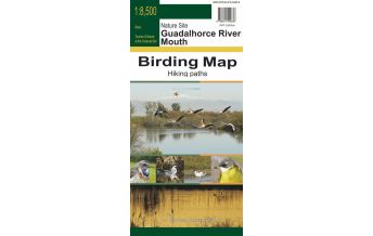 Nature and Wildlife Guides Bio Gea Ediciones Birding Map Spanien - Desembocadura del Guadalhorce 1:8.500 Bio Gea Ediciones