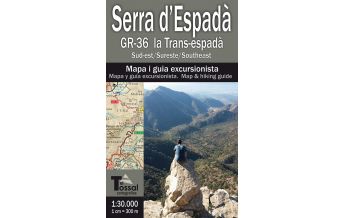 Hiking Maps Spain El Tossal WK Spanien - Serra d'Espada 1:30.000 El Tossal Cartografies