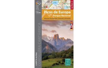 Hiking Maps Spain Editorial Alpina WK-Set E-25 Spanien - Picos de Europa Parque Nacional 1:25.000 Editorial Alpina