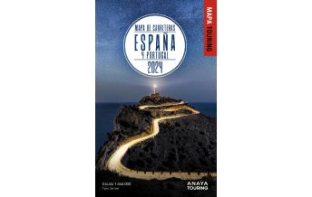Straßenkarten Spanien Anaya Mapa de carreteras España/Spanien y Portugal 2024, 1:340.000 Anaya-Touring