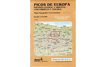 Hiking Maps Adrados Mapa Excursionista - Picos de Europa - Los Urrieles y Andara 1:25.000 Adrados