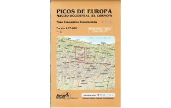 Wanderkarten Spanien Adrados Topographic Map Spanien - Picos de Europa Adrados