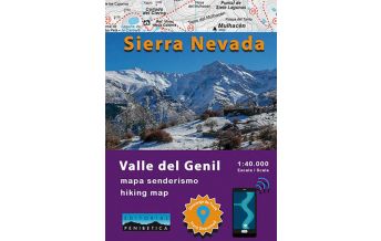 Hiking Maps Spain Sierra Nevada - Valle del Genil 1:40.000 Editorial Penibética