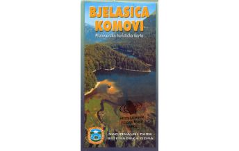 Hiking Maps Serbia + Montenegro Geokarta Wanderkarte Bjelasica, Komovi 1:60.000 Geokarta