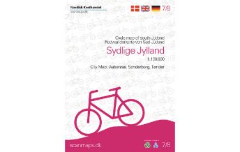 Radkarten Nordisk Radwanderkarte 7/8, Sydlige Jylland/Süd-Jütland 1:100.000 Nordisk