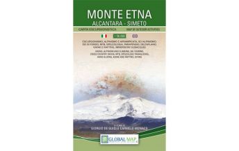 Hiking Maps Italy Global Map Carta Tyvek Monte Etna/Ätna 1:50.000 Global Map