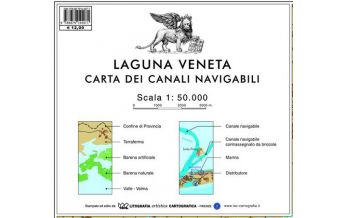 Revierführer Binnen LAC Seekarte - Laguna Veneta - Carta dei canali navigabili Global Map