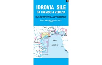 Nautical Charts Italy Lagunenkarte 05 - Idrovia Sile 1:50.000 Belletti