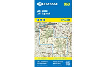 Mountainbike Touring / Mountainbike Maps Tabacco-Karte 060, Colli Euganei/Euganeische Hügel, Abano e Montegrotto Terme 1:25.000 Tabacco