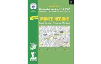 Hiking Maps Apennines Monti Editore Wanderkarte 14, Monte Nerone 1:25.000 Monti Editore - IGA